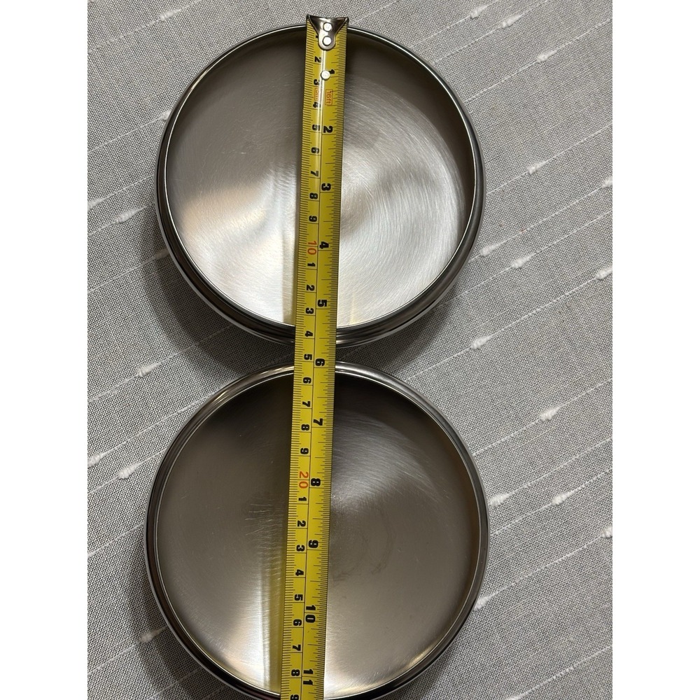 Set Of 2 Revere Ware Replacement Stainless Steel Lids 5.5" Diameter - Picture 5 of 5